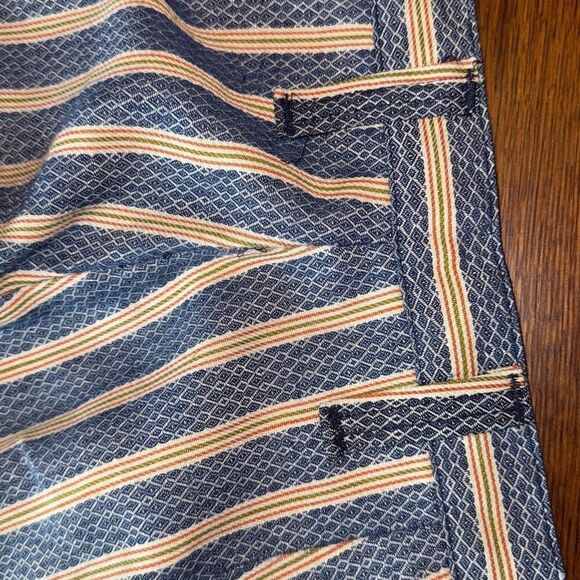 Vintage 1960s 70s Lady Wrangler Striped Patch Pocket Flare Pants Hippie Western - Picture 11 of 14